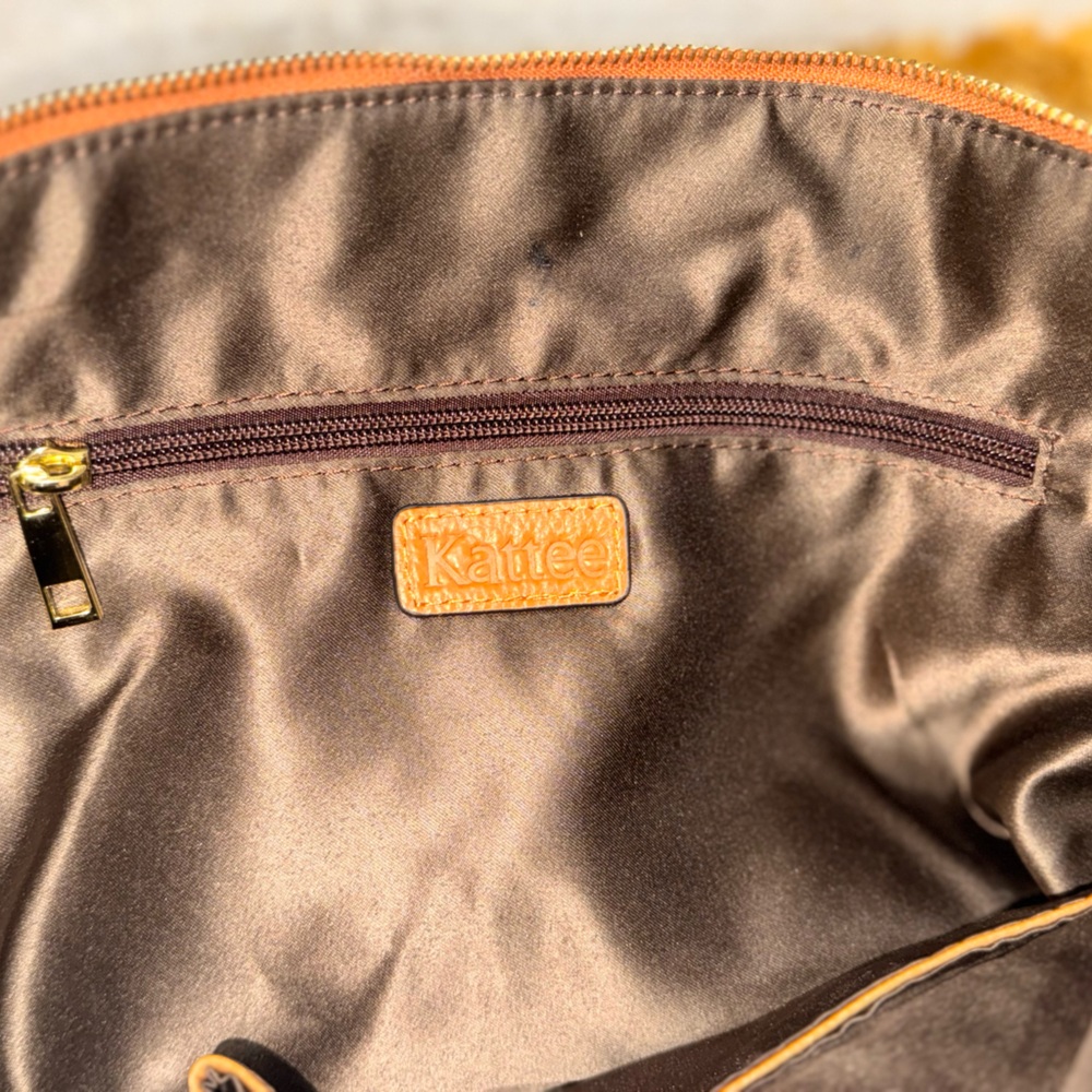NWOT Kattee Soft Leather Tote Bag - Picture 7 of 7